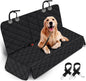 Ultimate Waterproof Dog Car Seat Cover - Non-Slip Back Seat Protector for Pets and Kids - Universal Fit for Cars, Trucks, and SUVs - Black